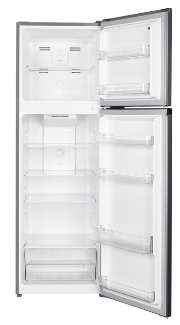 Touch Top Mount Refrigerator (12.4 CFT (Gross)). Mesh-Linox color. TRF-350S
