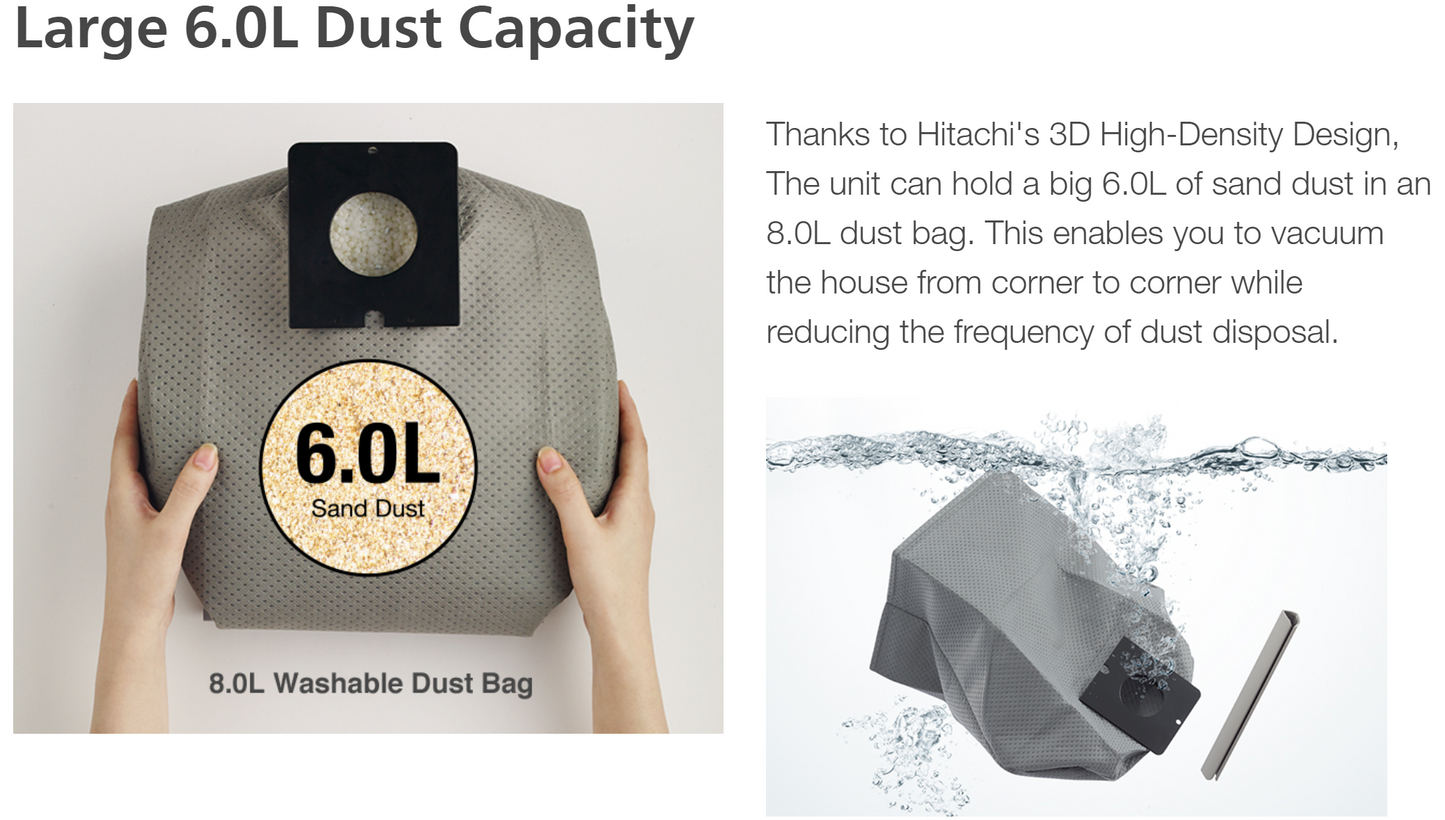 HITACHI Vacuum Cleaner - 2200W - 6L