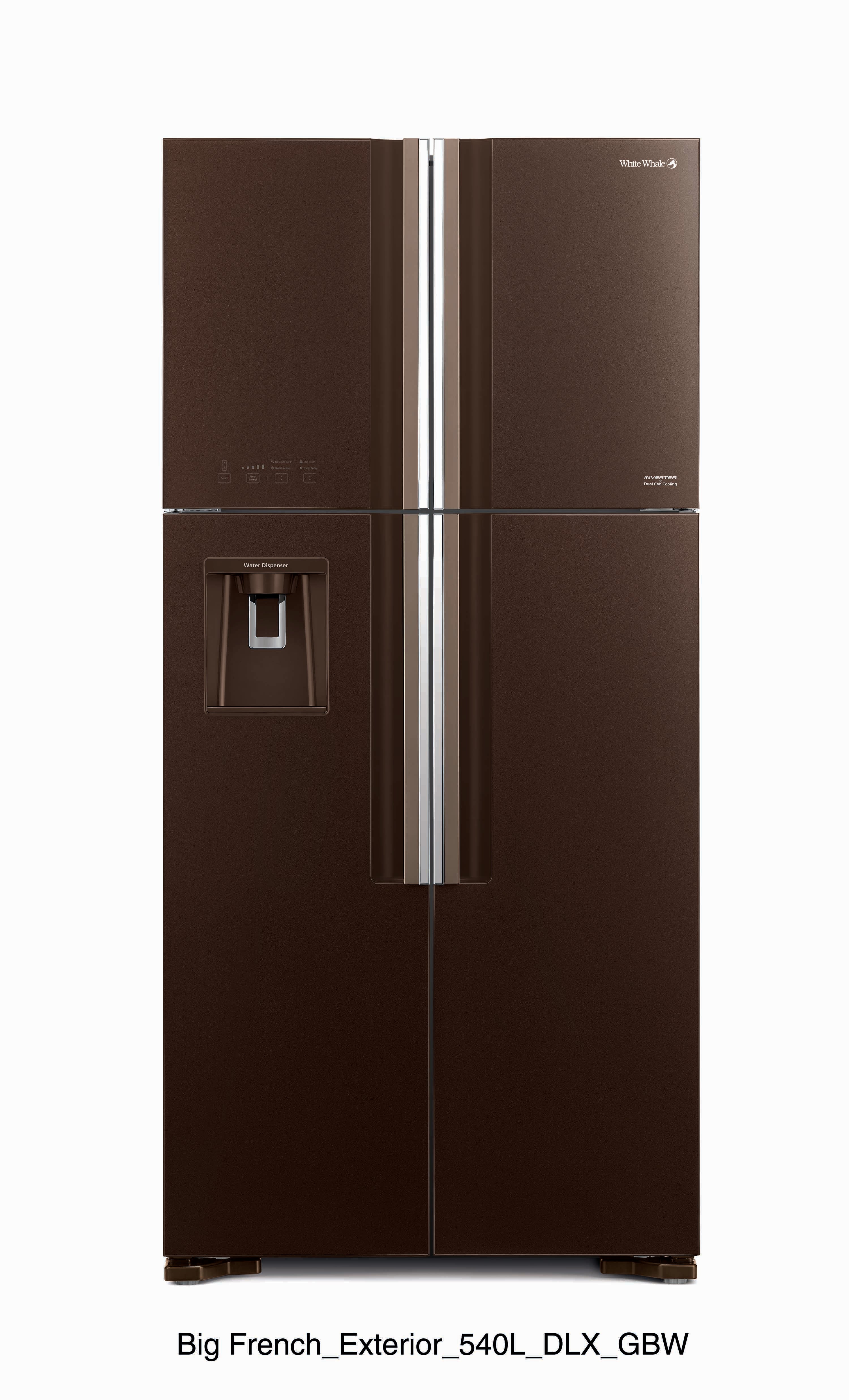 HITACHI Big French Glass 4 Door - Water Dispenser - Automatic Ice